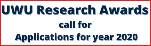 UWU Research Awards call for Applications for year 2020