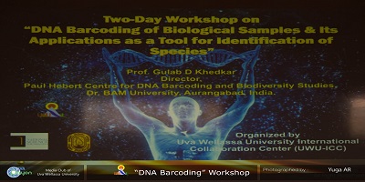 Two-day workshop on DNA Barcoding