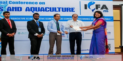 International Conference of Fisheries and Aquaculture- (ICFA)-2016