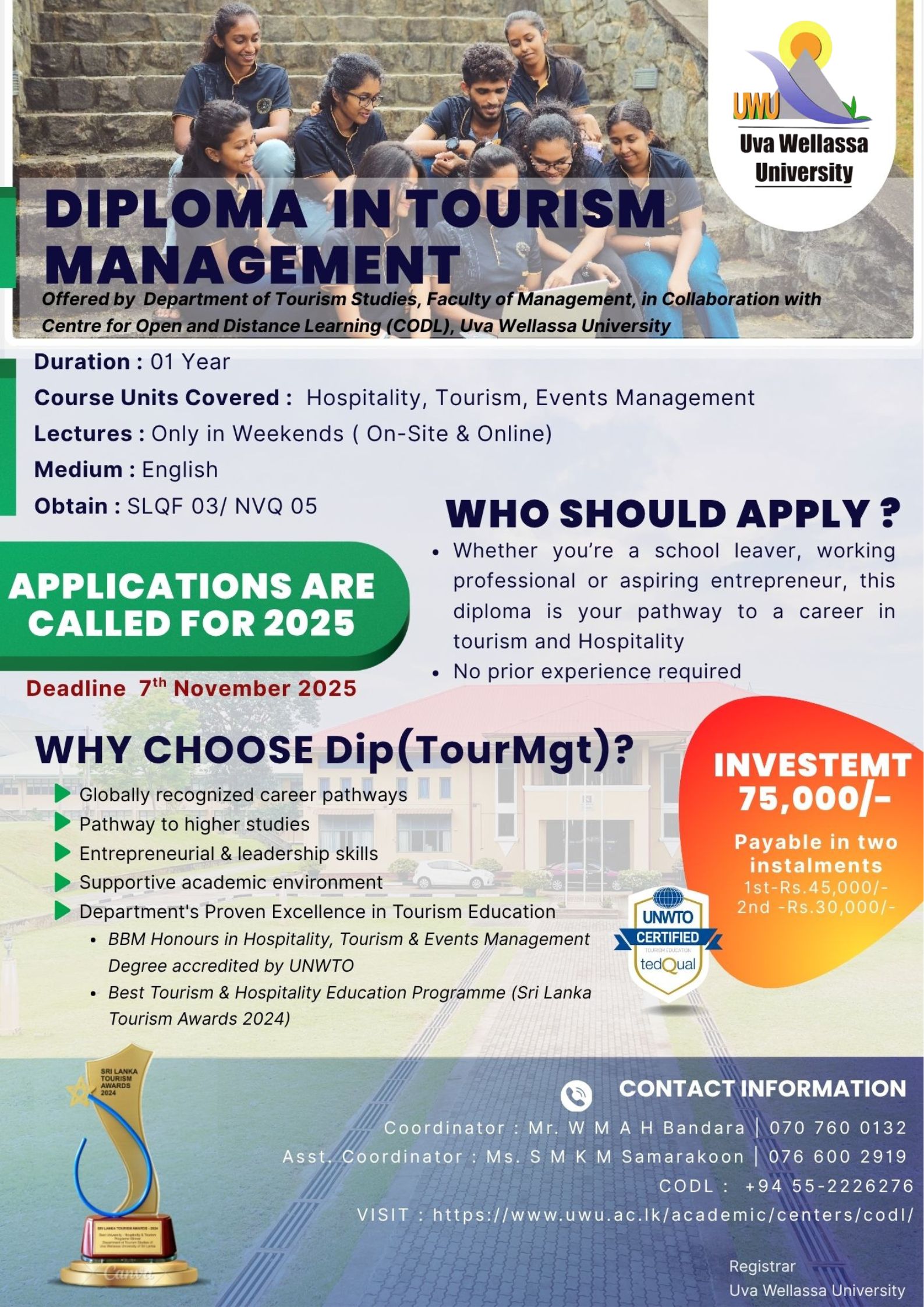 Diploma in Tourism Management (2)