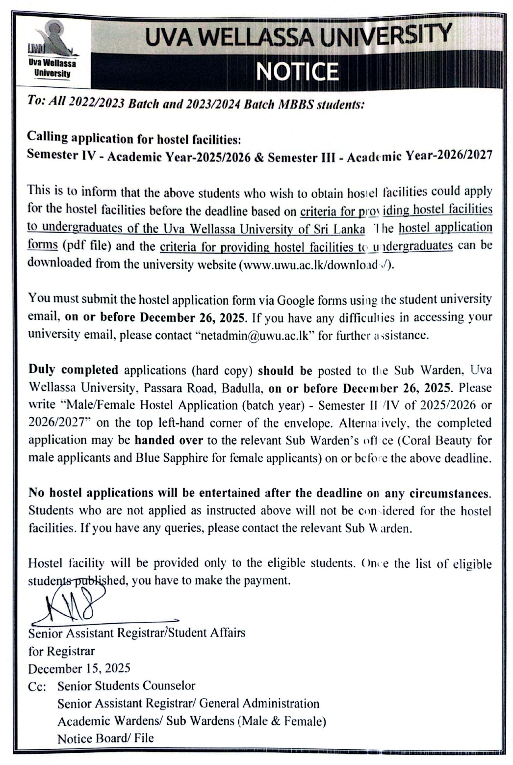 Notice - Application for Hostel_page-0001