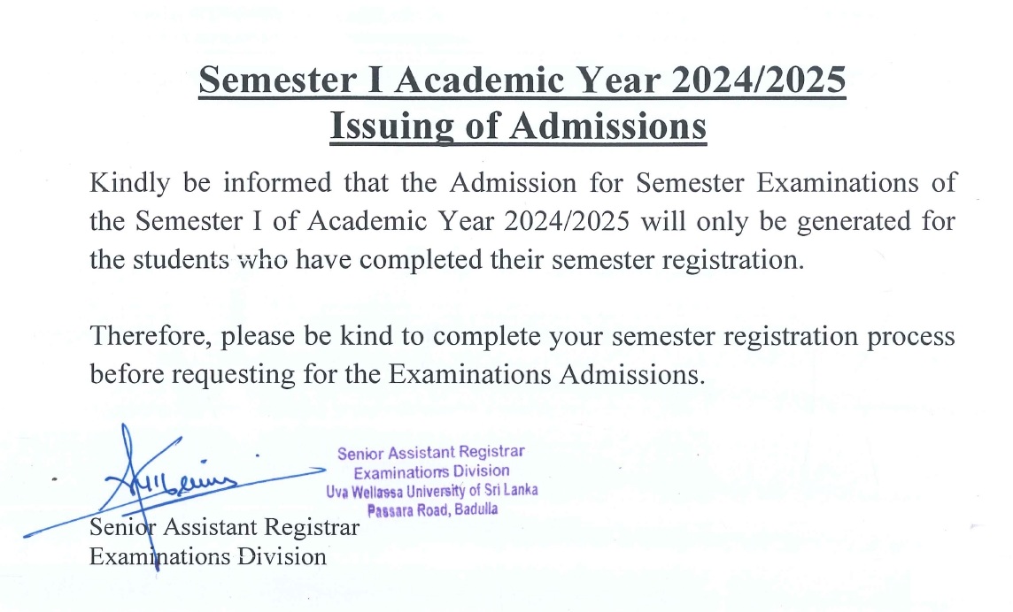 Semester I Academic Year 2024,2025 Issuing of Admissions_page-0001
