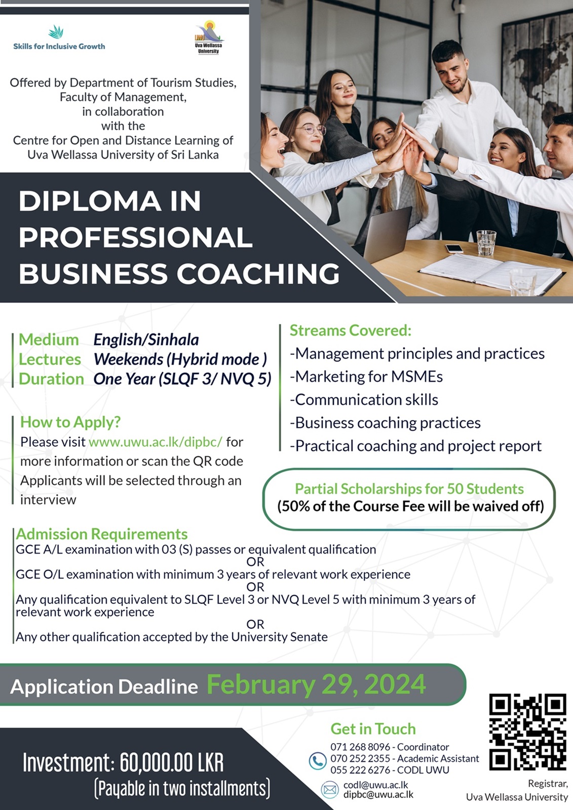 Dip Professional Business Coaching extended
