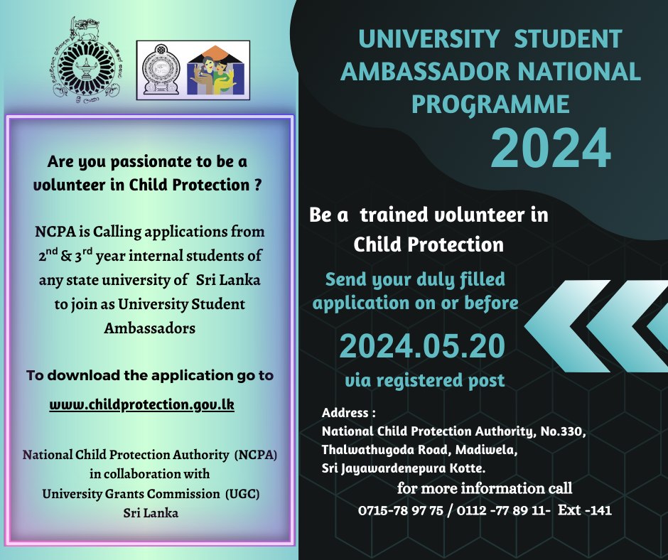 Student Ambassador National Programme – 2024