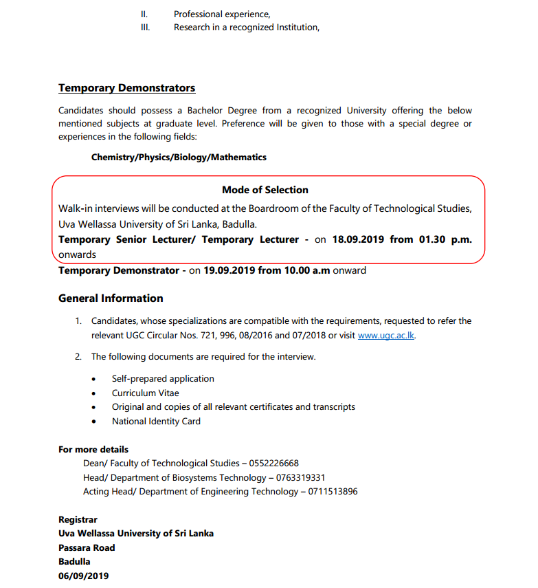 Academic Vacancies -ts-3