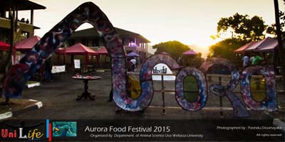 “AURORA 2015” – The Annual Food Festival