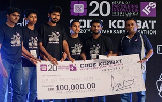 Uva Wellassa University lightened at CODE COMBAT