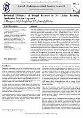 Journal of Management and Tourism Research Volume 2 Issue 2 (201