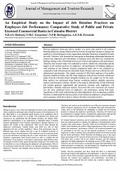 Journal of Management and Tourism Research Volume 2 Issue 2 (201