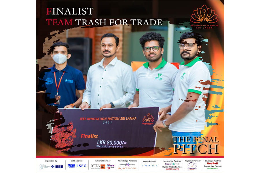 The team “Trash for Trade” won 4th place in the INSL program