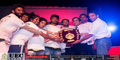 “Pera CHAMPS” Inter University Adventure Sports Competition-2016